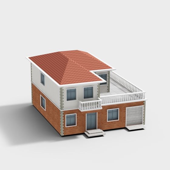 Stylish Urban Retreat 3D model for Modern Projects