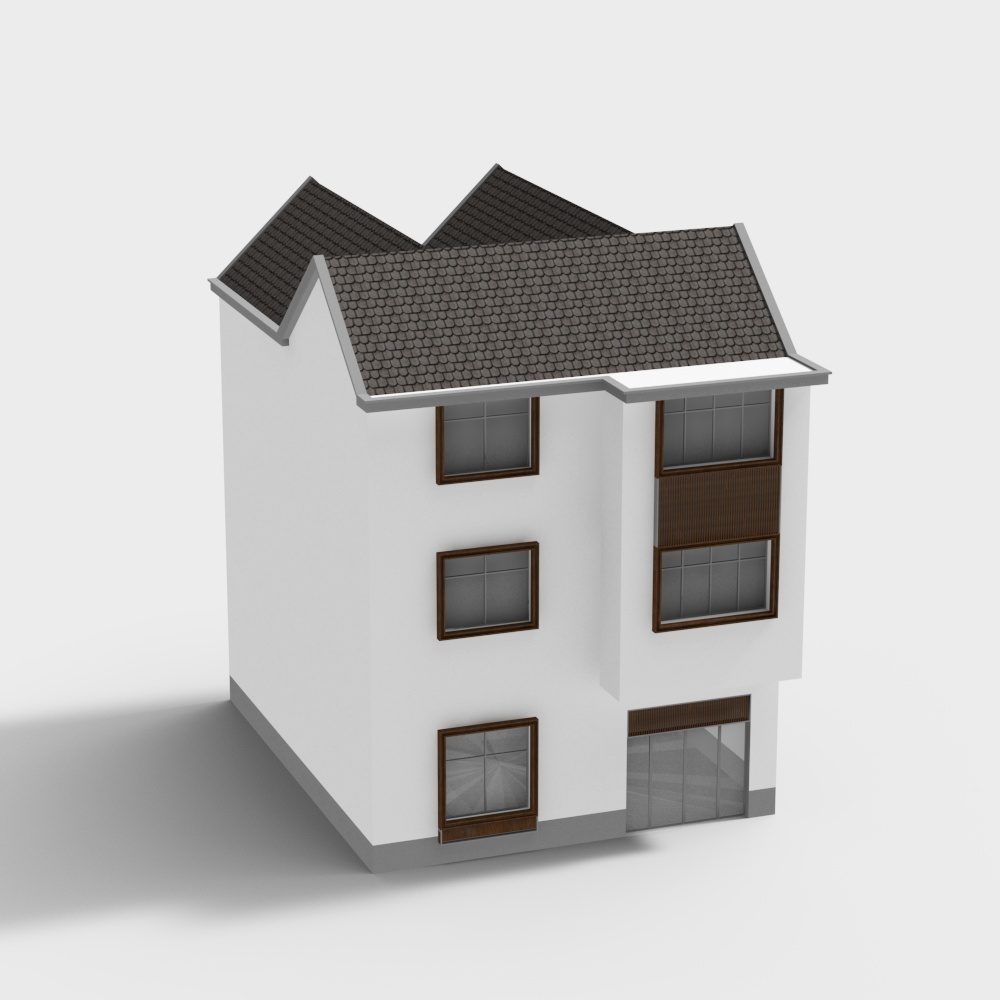 villa à deux étages