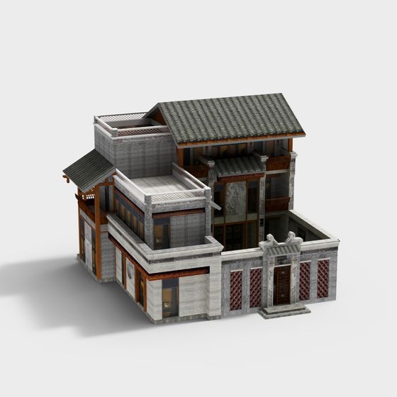 Oriental Elegance 3D Model