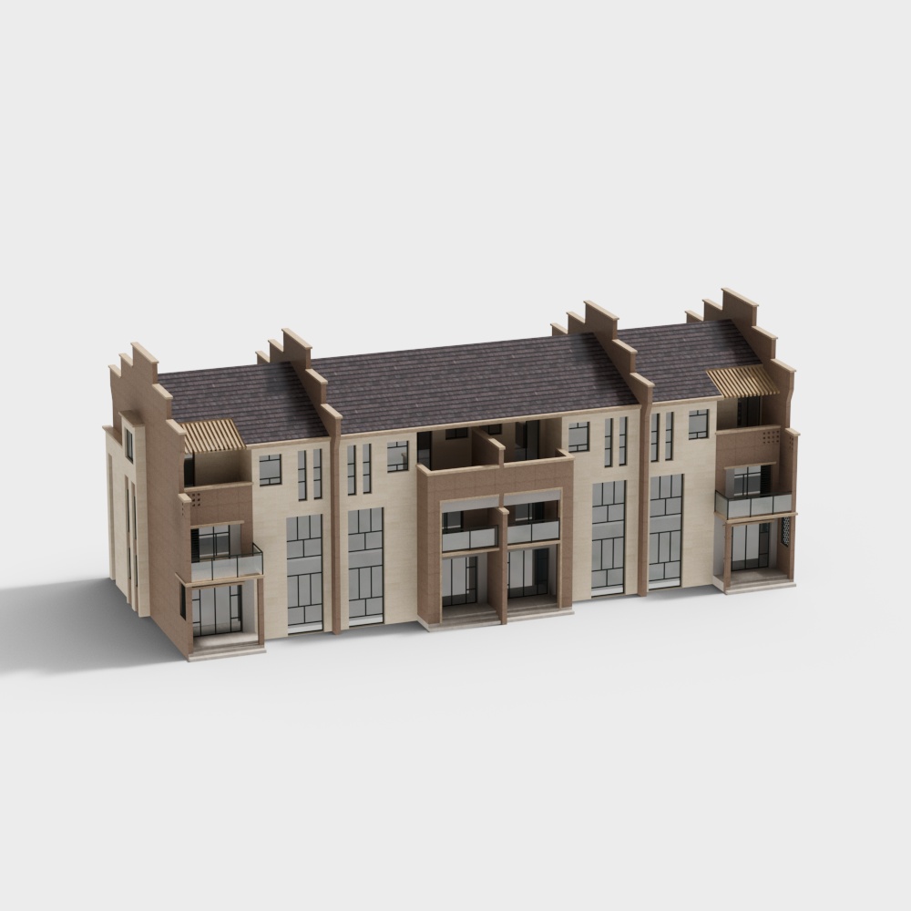 Construction de villa unifamiliale moderne pour le jardin