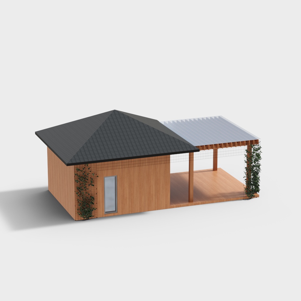 กระท่อมในภูเขา