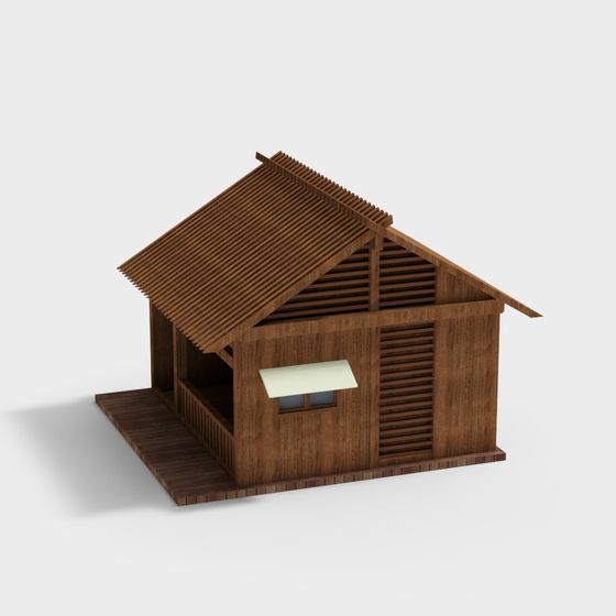 nhà gỗ công viên giải trí