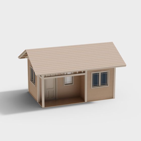 Cozy Cabin 3D Model