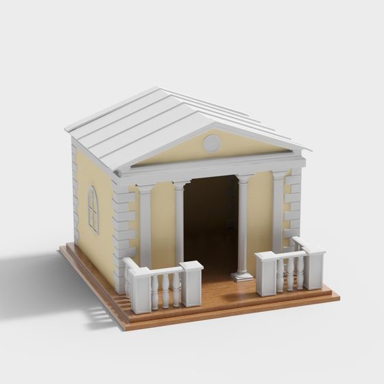 Classic Cottage 3D model
