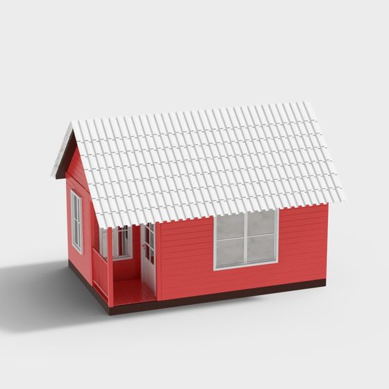 Charming Countryside Cottage 3D model