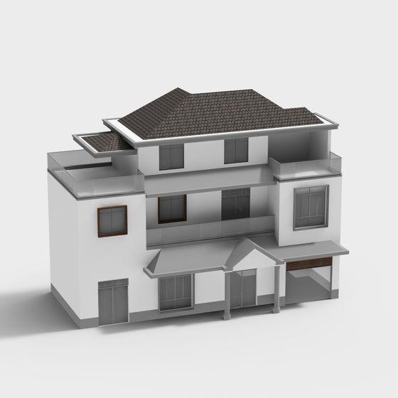 Urban Oasis 3D model for Contemporary Spaces