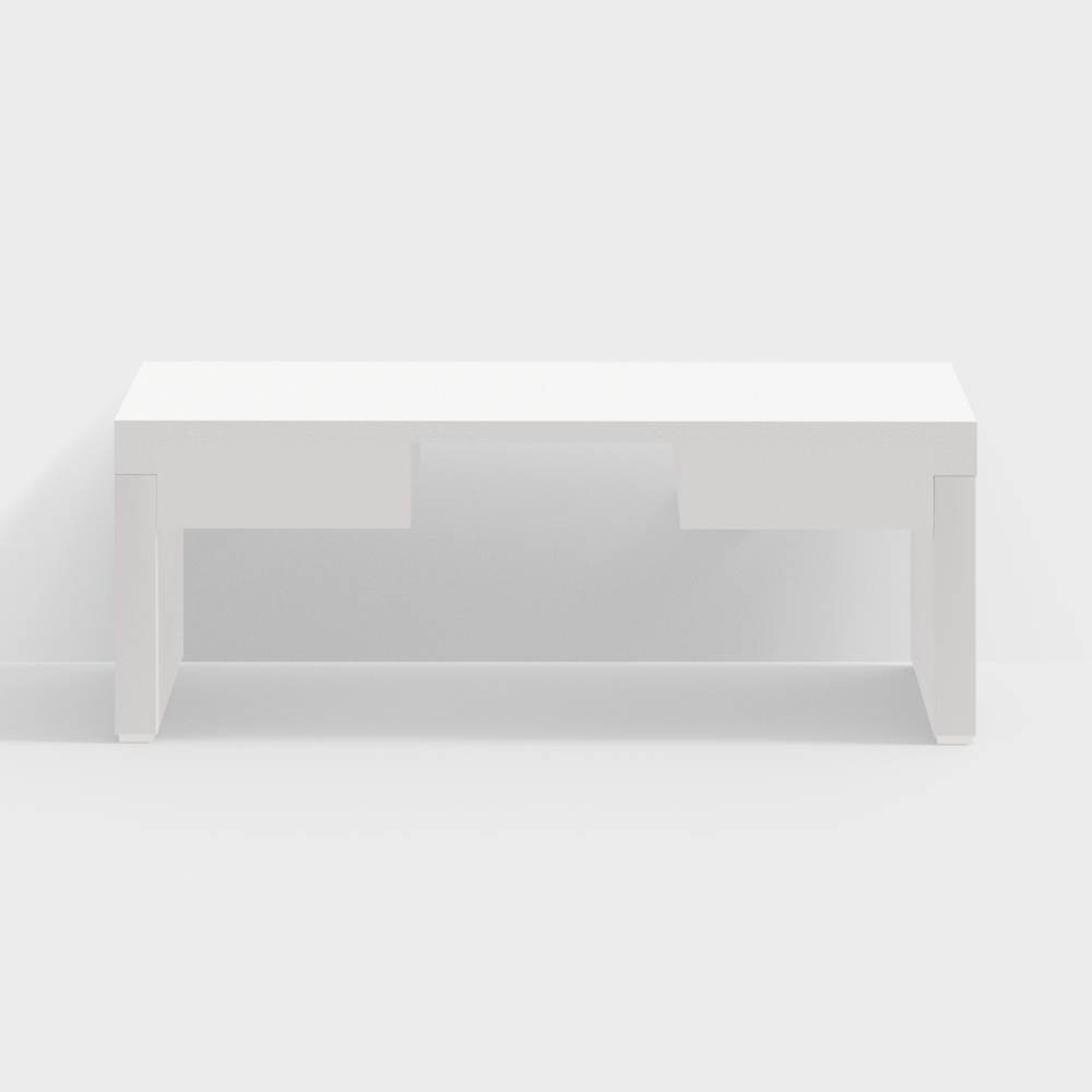 Desk modern style wood
