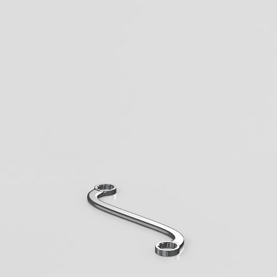 Low-Poly Industrial Aesthetic Wrench 3D Model