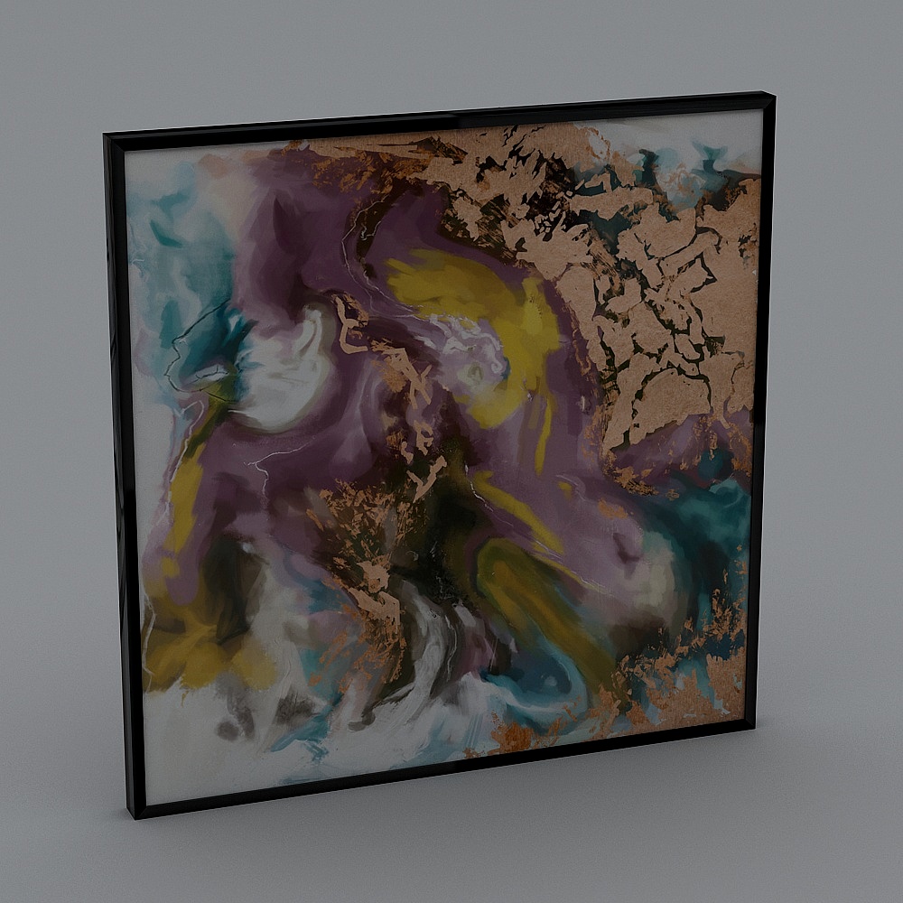 Gold_Abstract_Painting.skp