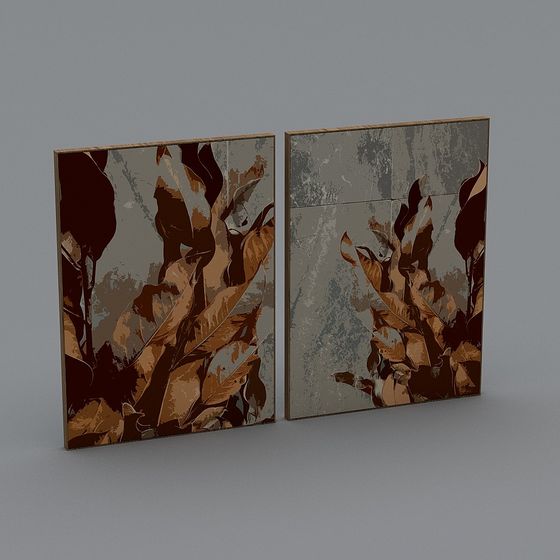 Autumn Leaves Puzzle 3D Model