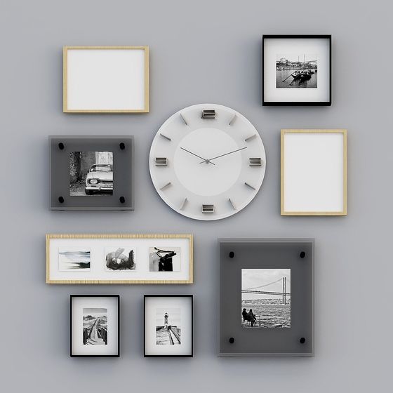 Gallery Wall 3D model for Creative Projects