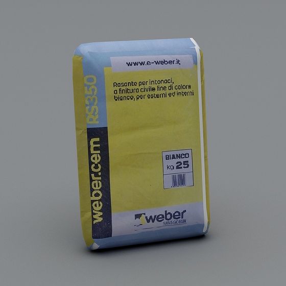 Architectural Cement Bag 3D model