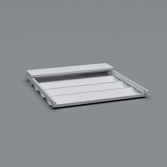 Minimalist Foldable Storage Rack 3D model