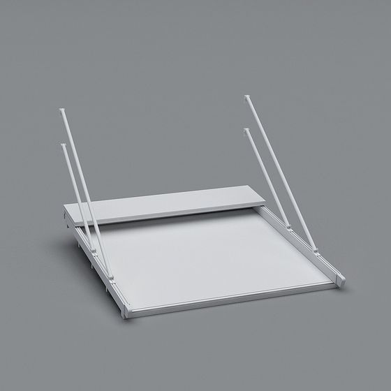 Minimalist 3D Model of Wireless Router