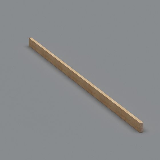 Natural Wood Plank 3D model
