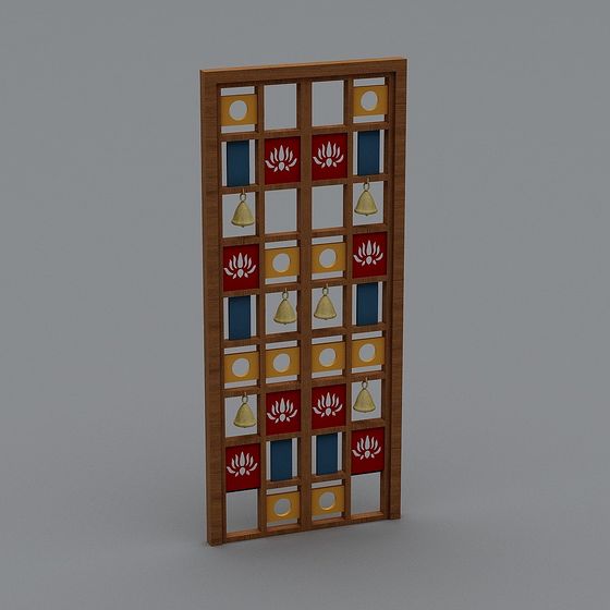 Elegant Low-Poly Screen 3D model