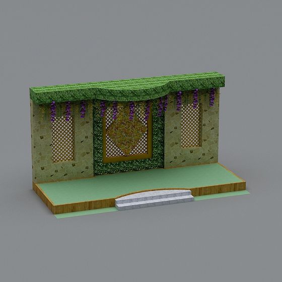 Charming Forest Cabin 3D model for Creative Projects