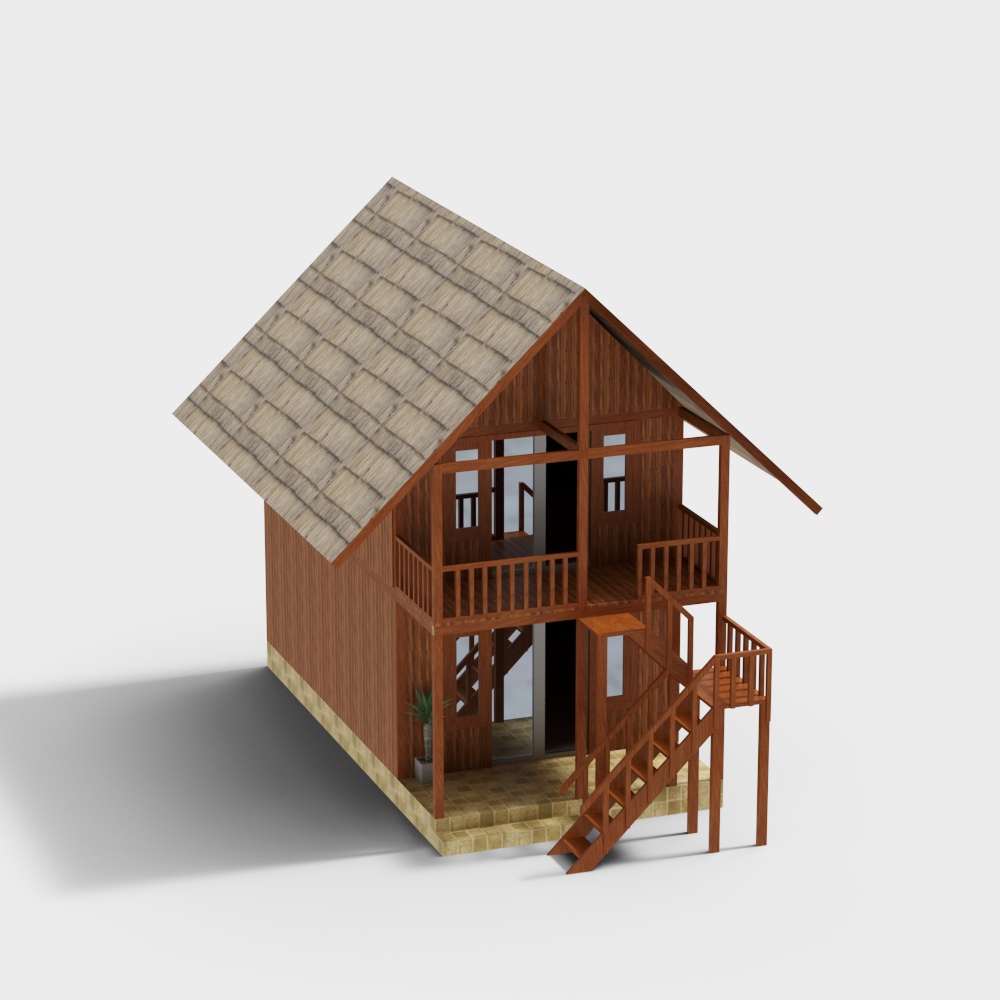 suburban cabin