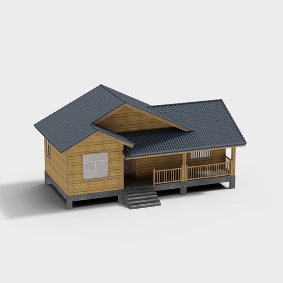 Cozy Cabin 3D model