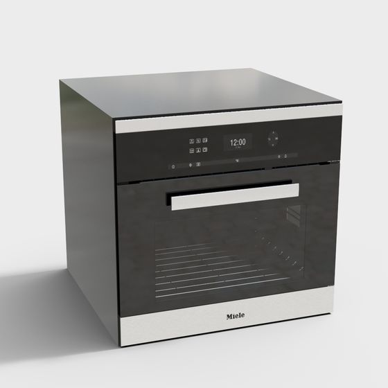 Miele Oven 3D Model for Modern Kitchens