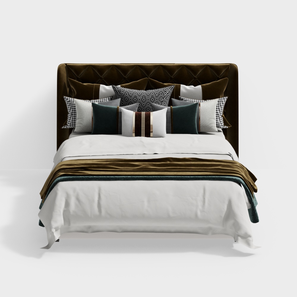 Double bed modern style