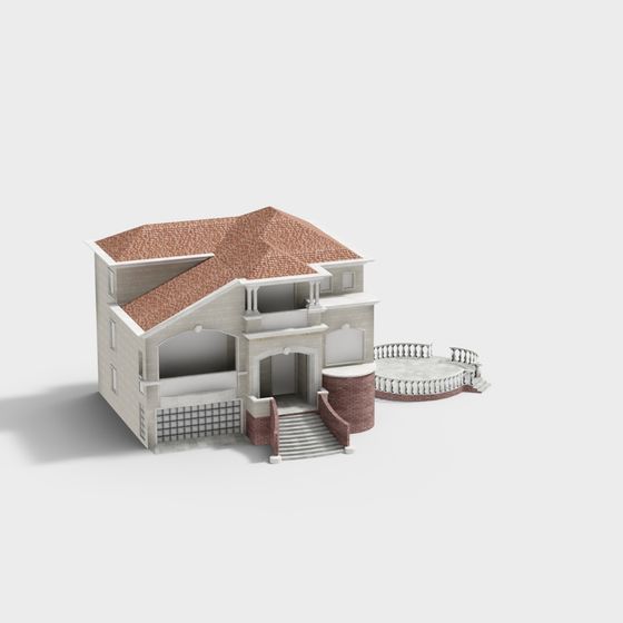 Villa Retreat 3D model