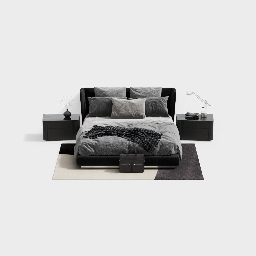 Bedroom bed set modern style