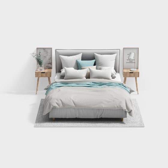 Set letto in stile moderno