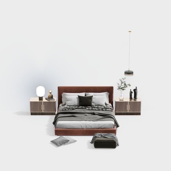 Urban Retreat 3D model for Minimalist Spaces