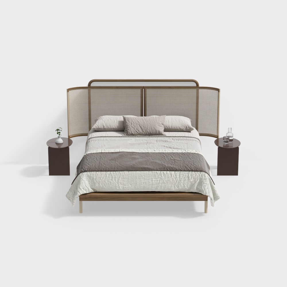 Ensemble de lit de chambre de style moderne