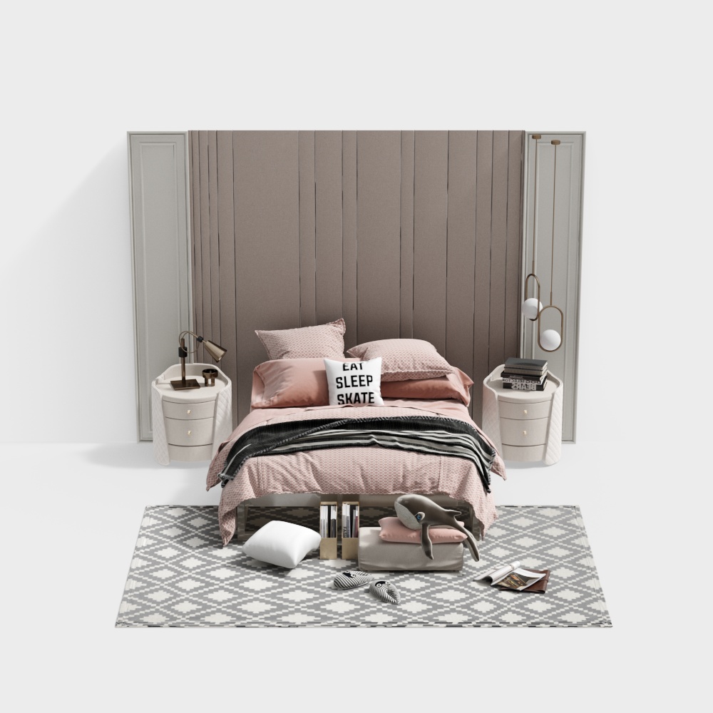 Bedroom Bed Set Modern Style