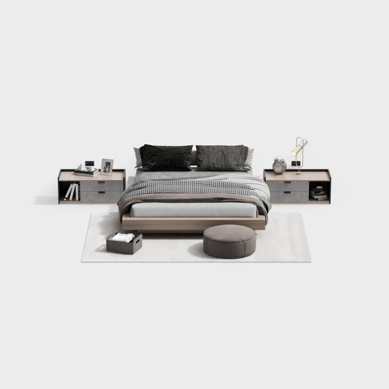 Urban Rest Bedroom 3D model