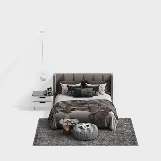 Juego de cama para dormitorio de estilo moderno