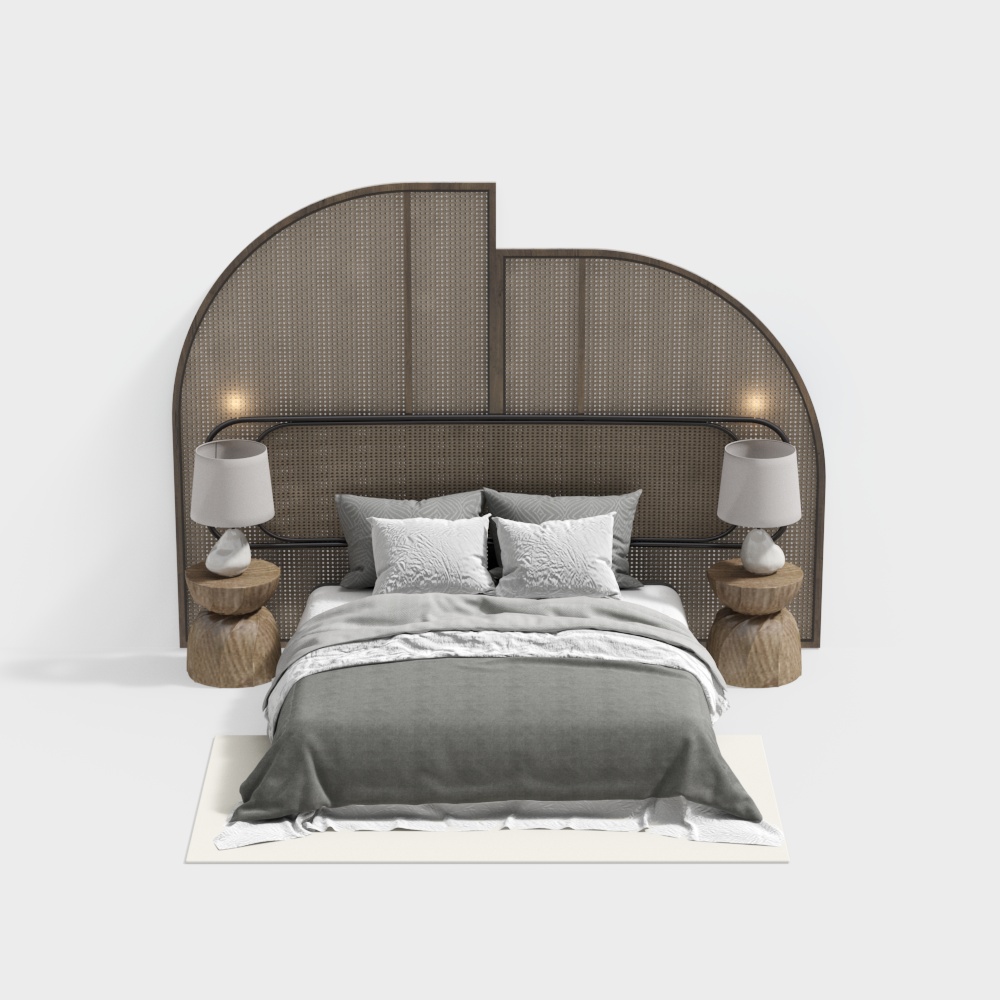 Bedroom bed set modern style