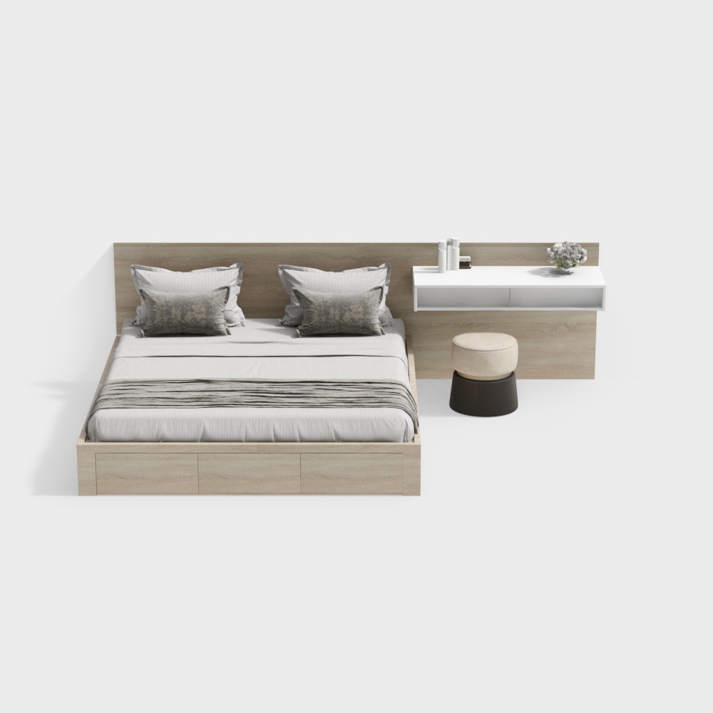 Bedroom bed set modern style