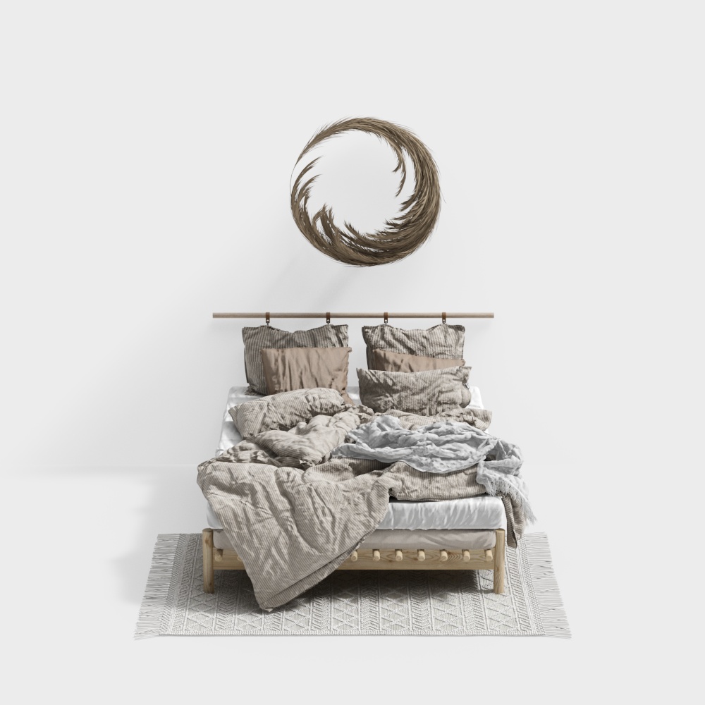 Bedroom bed set modern style