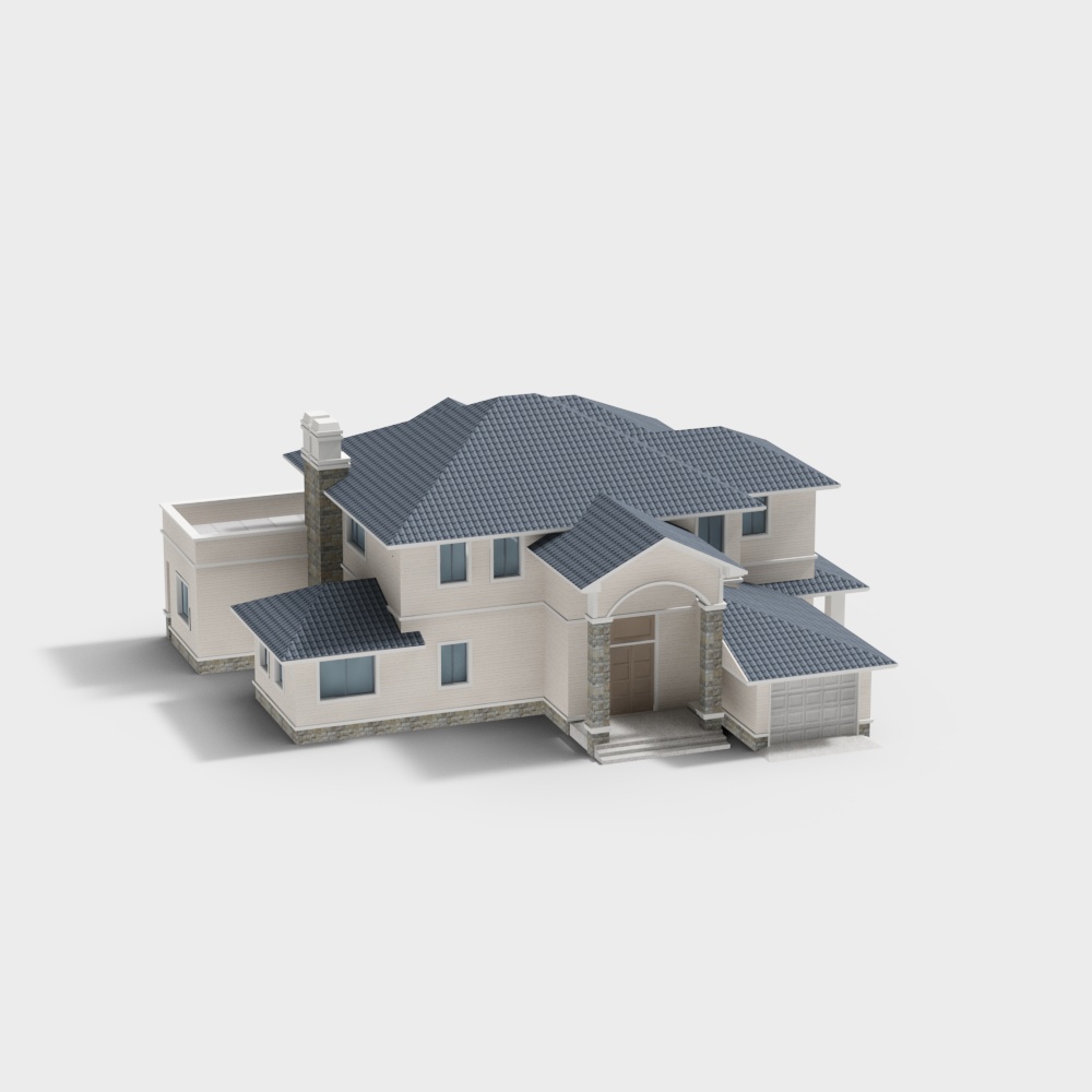 villa à deux étages