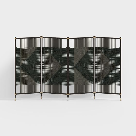 Lattice Screen 3D model for Modern Aesthetics