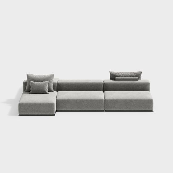 Urban Comfort Sofa 3D model