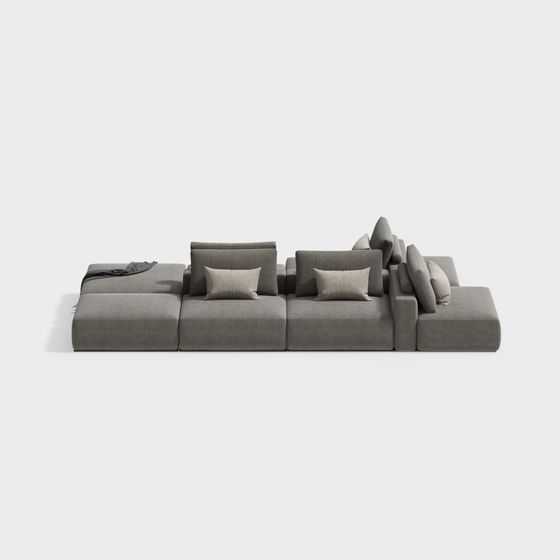 Urban Comfort Sofa 3D model