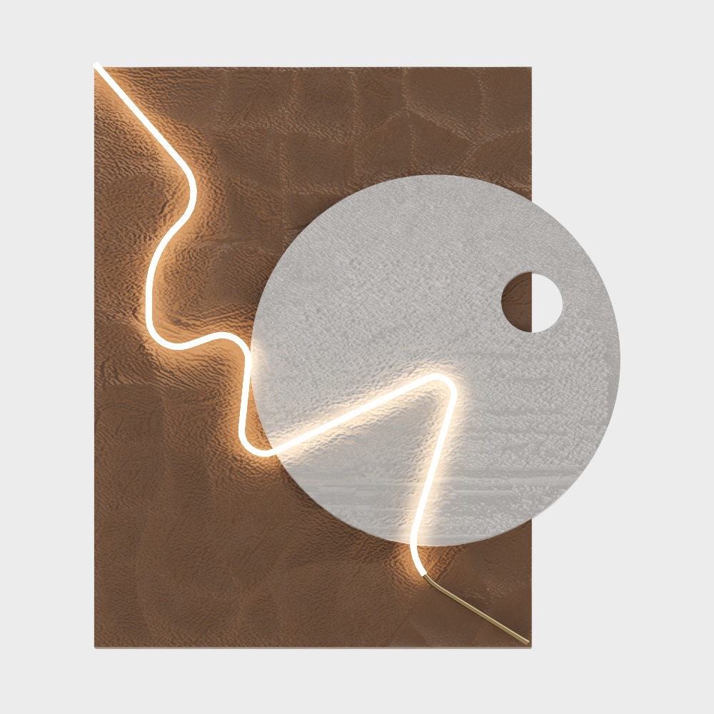 Modern luminous wall decoration painting