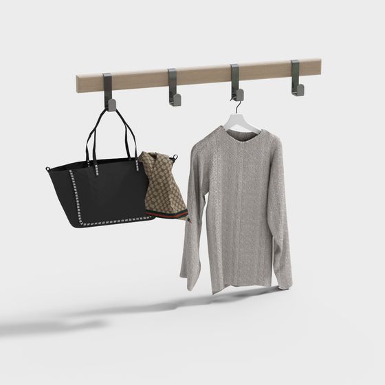 Móc áo kiểu kem hiện đại