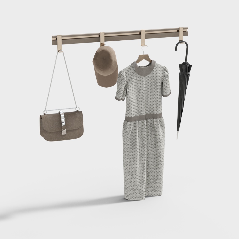 Perchero de crema moderno