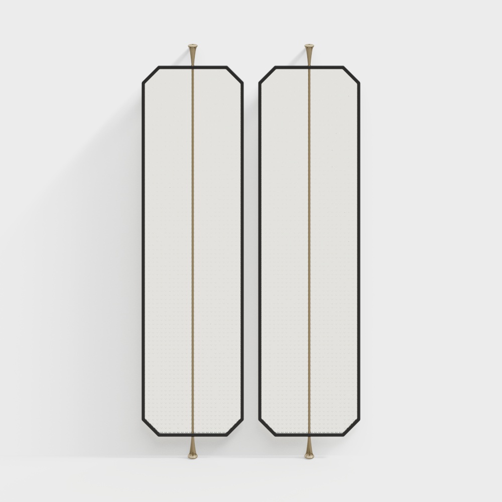 mampara de cristal moderna