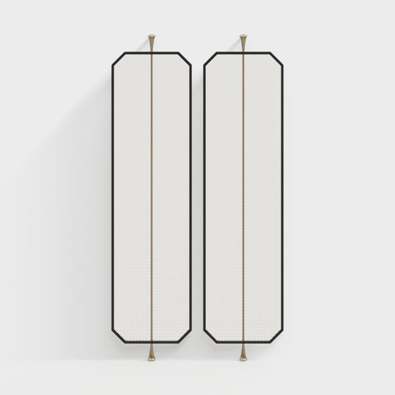 Stylish Low-Poly Screen 3D Model for Modern Applications