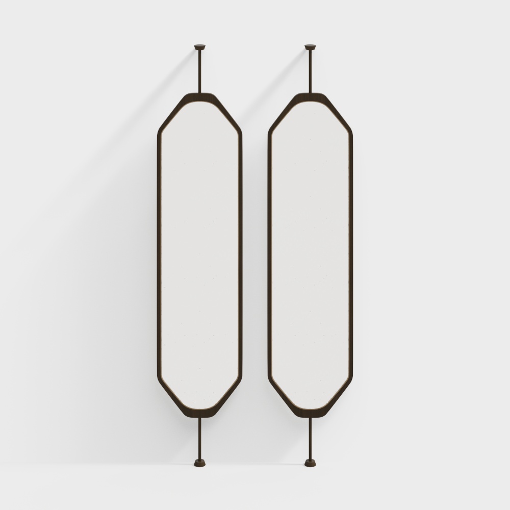 mampara de cristal moderna