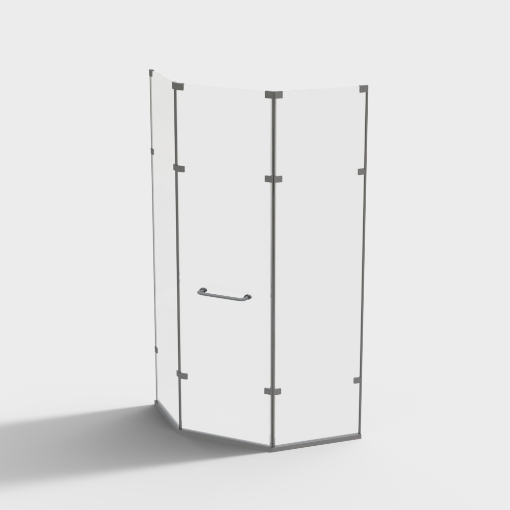 Diamond shower partition
