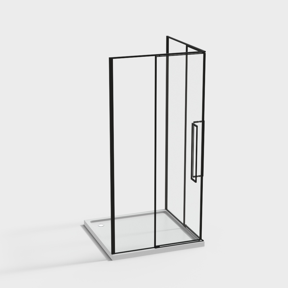 ฉากกั้นในห้องอาบน้ำสมัยใหม่