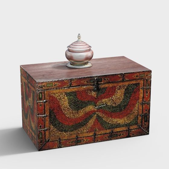 Ancient Charm Treasure Chest 3D model