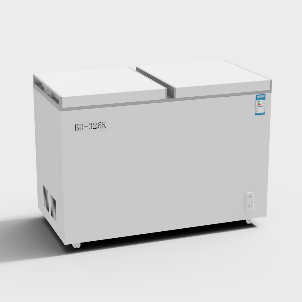 Modern Minimalist Freezer BD-326K 3D model